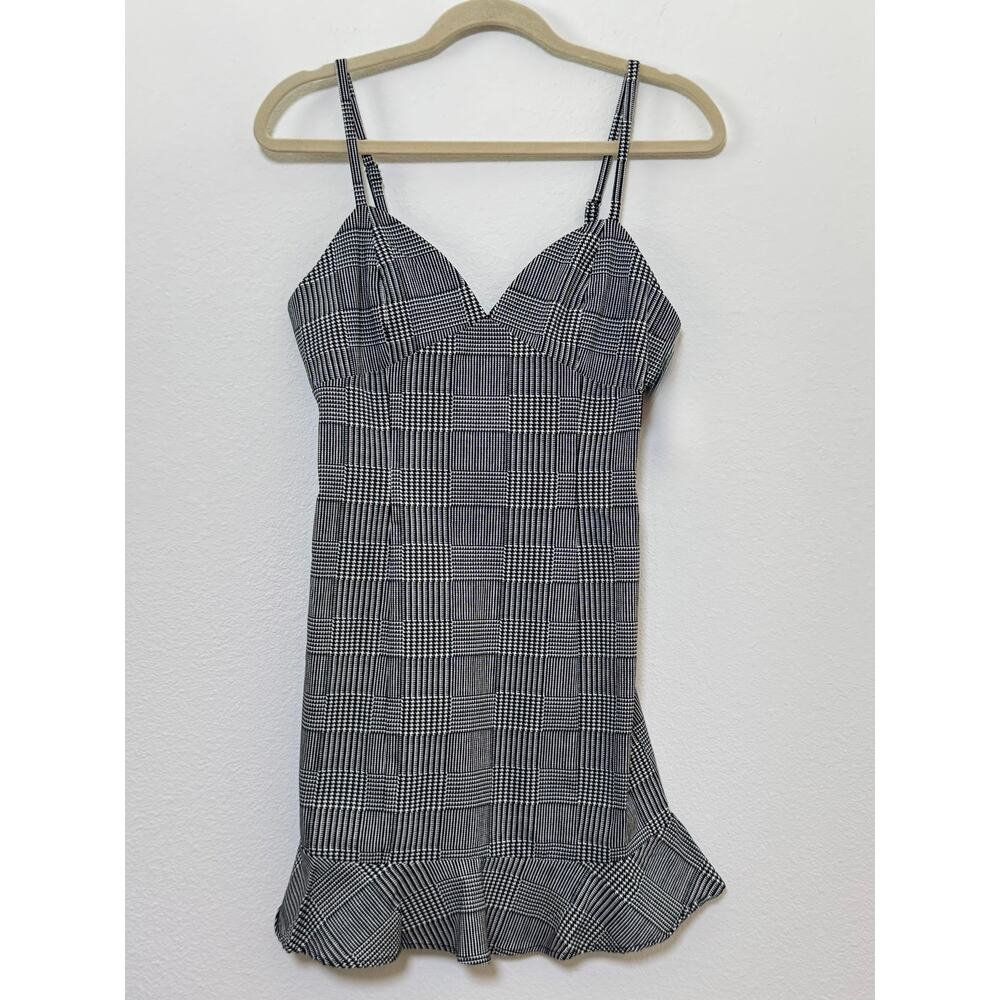 plaid mini dress S / M NWT y2k clueless schoolgirl preppy skater houndstooth